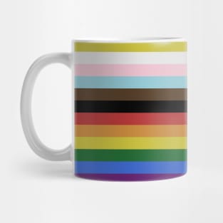 Progress Pride Flag LGBTQI+ Colorful Diversity Mug